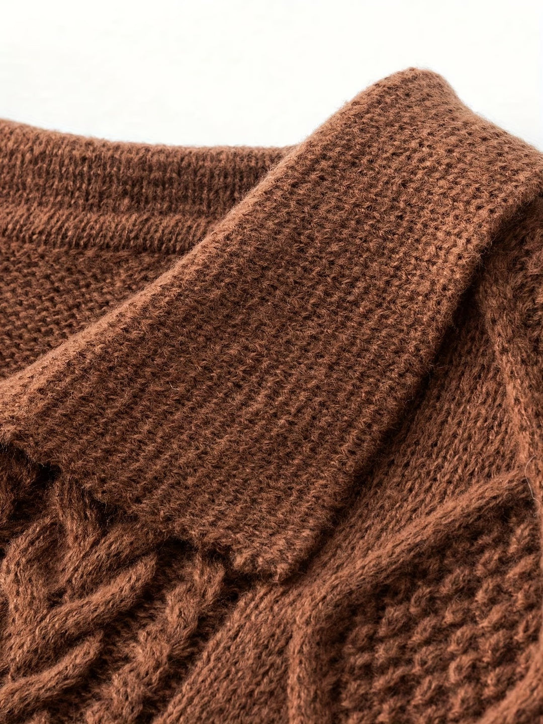 Men’s Textured Button-Front Cardigan