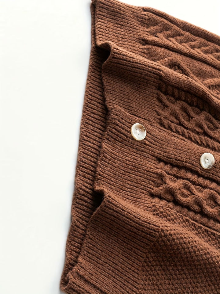 Men’s Textured Button-Front Cardigan