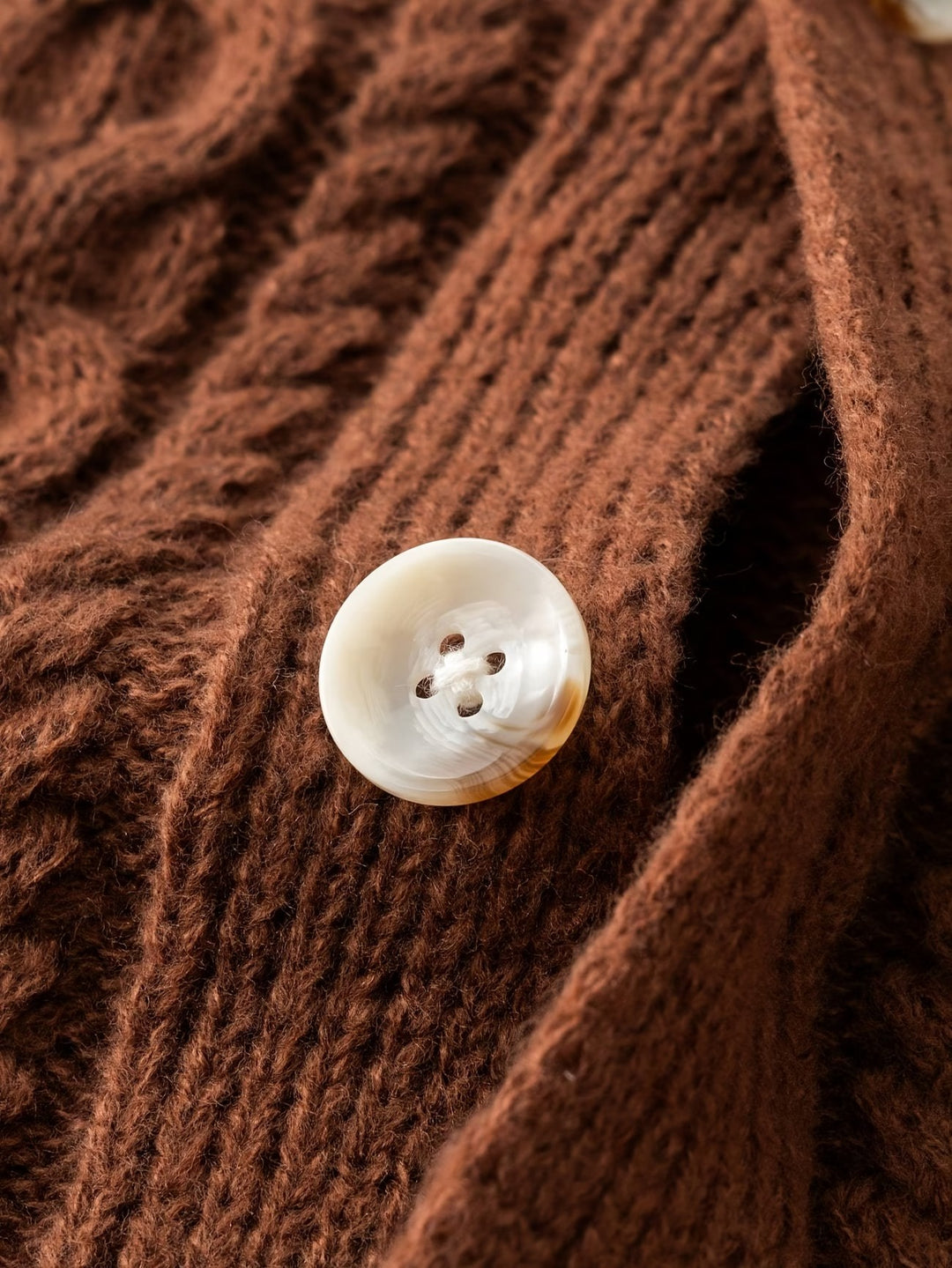 Men’s Textured Button-Front Cardigan