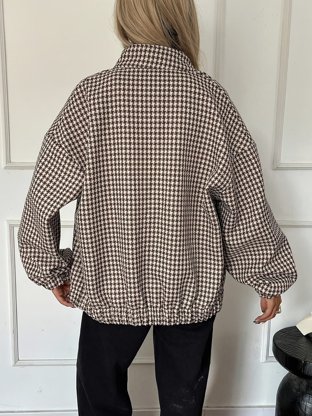Women’s Patterned Waist-Length Jacket
